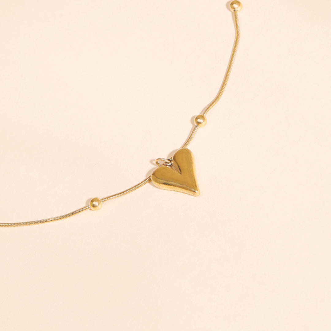 Heart Throb 18K Gold Plated Necklace