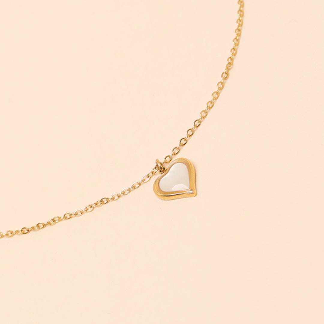 Whispering Heart 18K Gold Plated Necklace