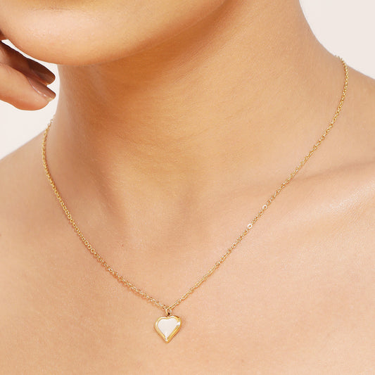 Whispering Heart 18K Gold Plated Necklace