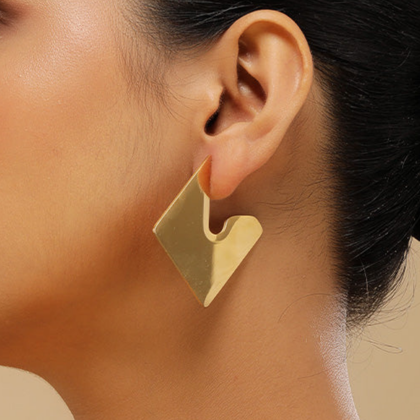 Shimmer Away  18K Gold Plated Earrings