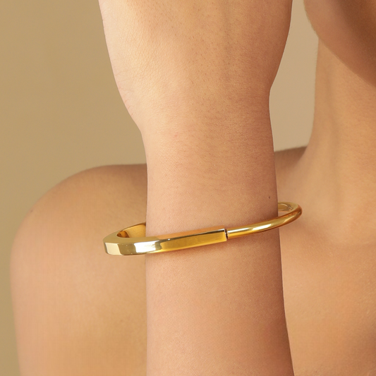 Celestial Loop 18K Gold Plated Bracelet