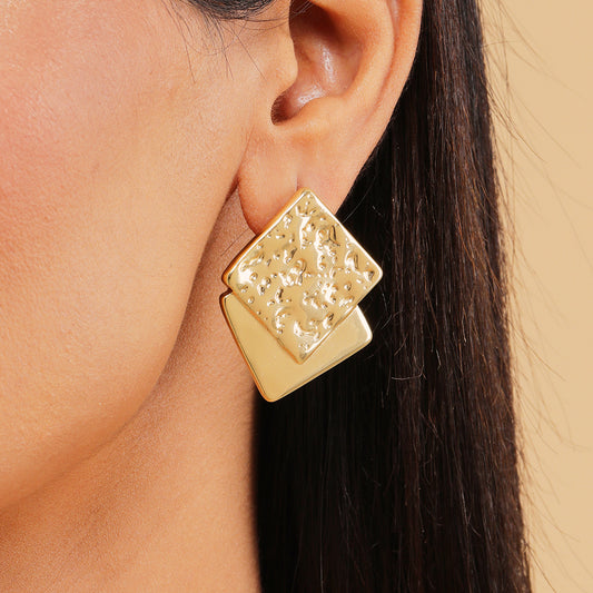 Golden Pulse  18K Gold Plated Earrings