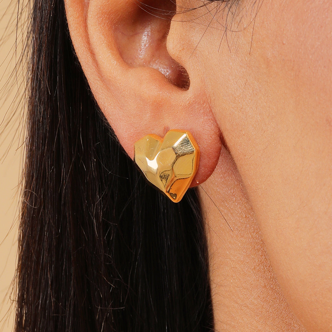 Love Drops 18K Gold Plated Earrings