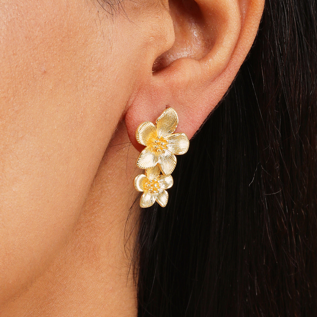 Flawora 18K Gold Plated Earrings