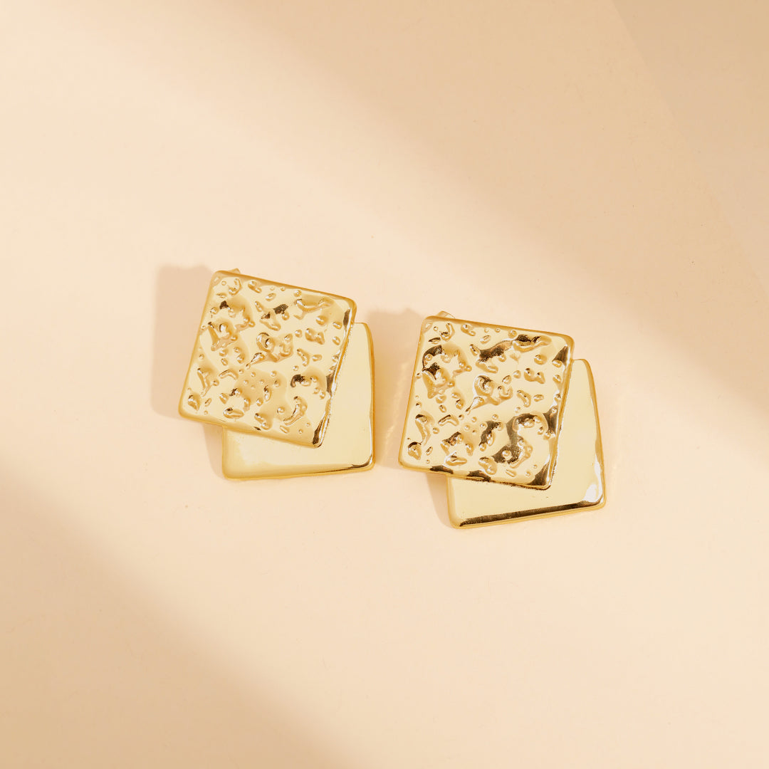 Golden Pulse  18K Gold Plated Earrings