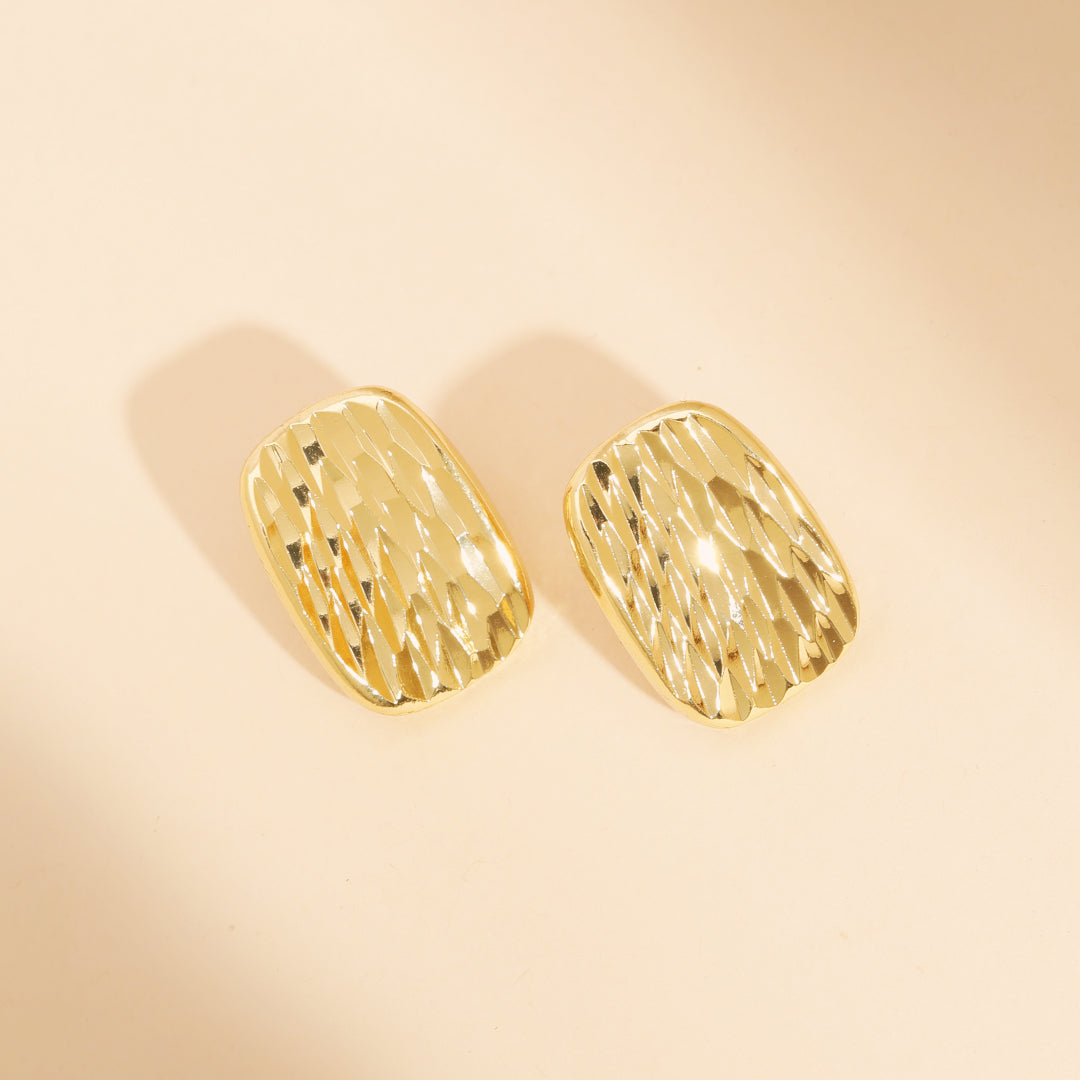 Sunflare Studs  18K Gold Plated Earrings