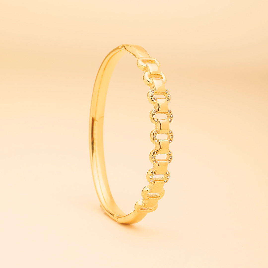 Twilight Circle 18K Gold Plated Bracelet