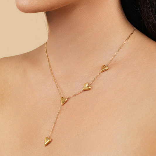 Heartfully Yours 18K Gold Plated Necklace