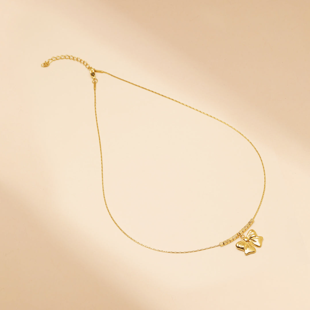 Bow Down 18K Gold Plated Necklace