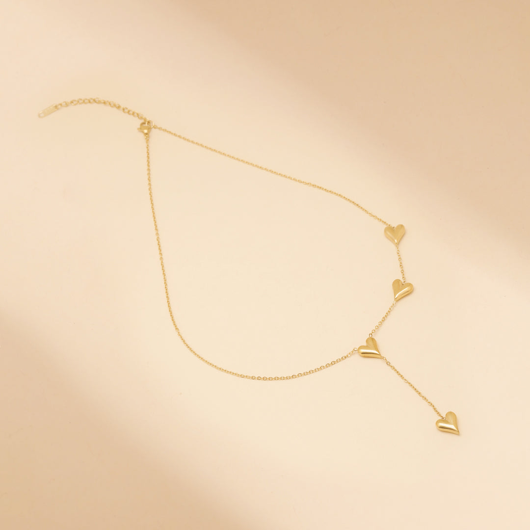 Heartfully Yours 18K Gold Plated Necklace