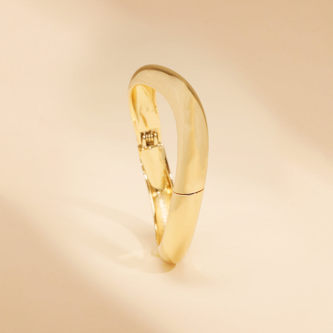 Opulent Orbit 18K Gold Plated Bracelet