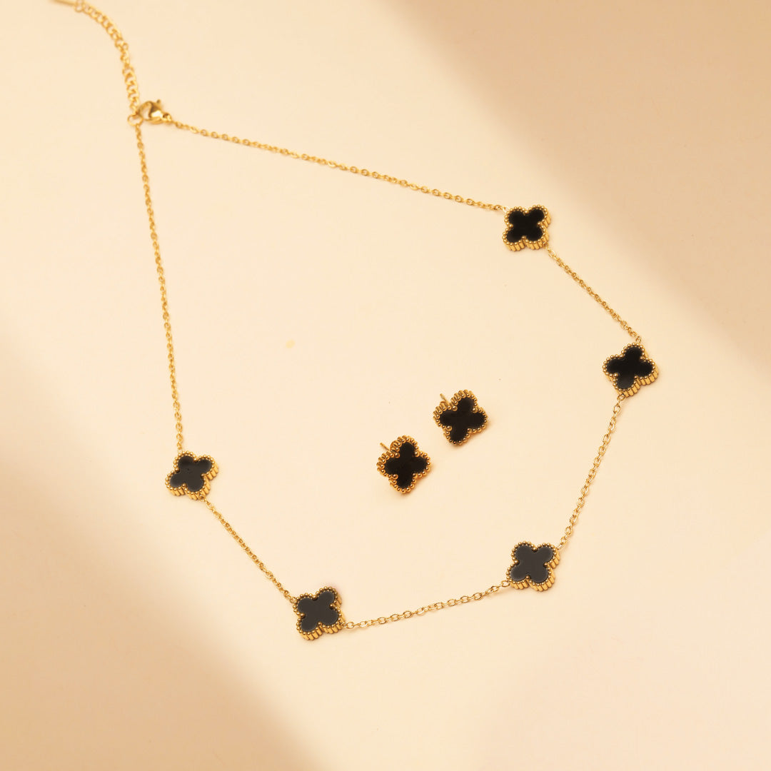 Black Dream 18K Gold Plated Set