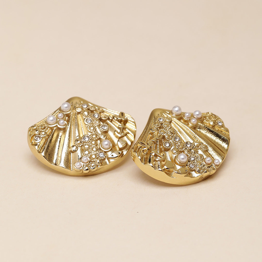 Seabed 18K Gold Plated Earring