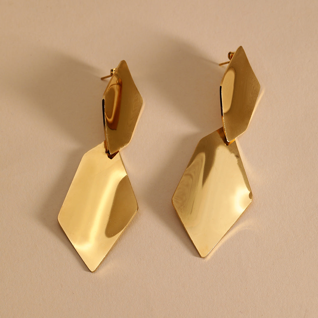 Ethereal Danglers 18K Gold Plated Earrings