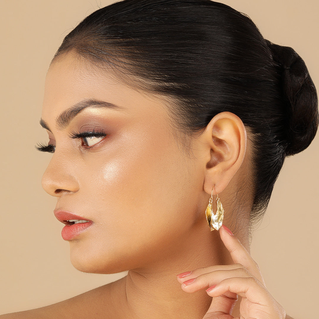 Glint Glam 18K Gold Plated Earrings