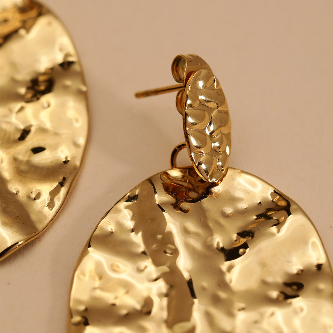 Opulent Aura 18K Gold Plated Earrings