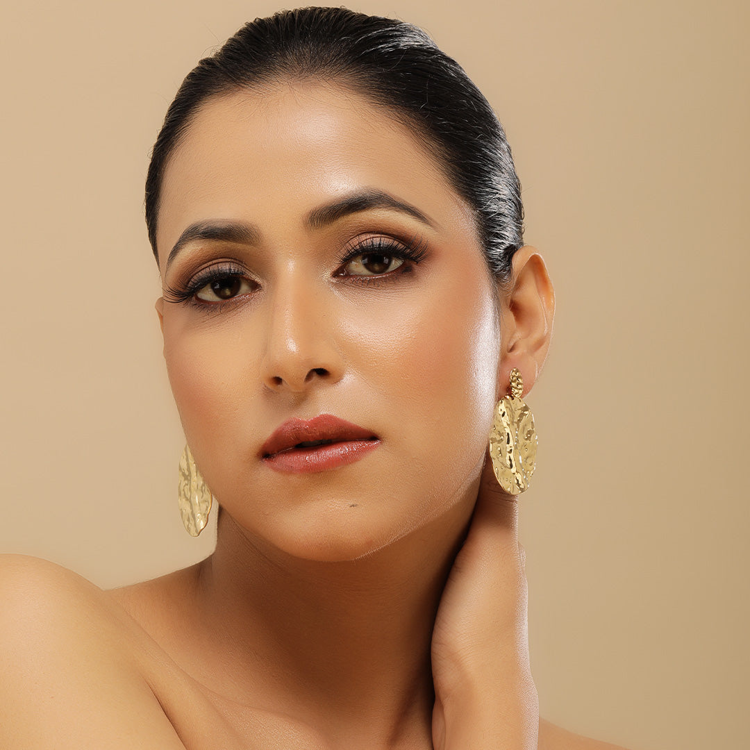 Opulent Aura 18K Gold Plated Earrings