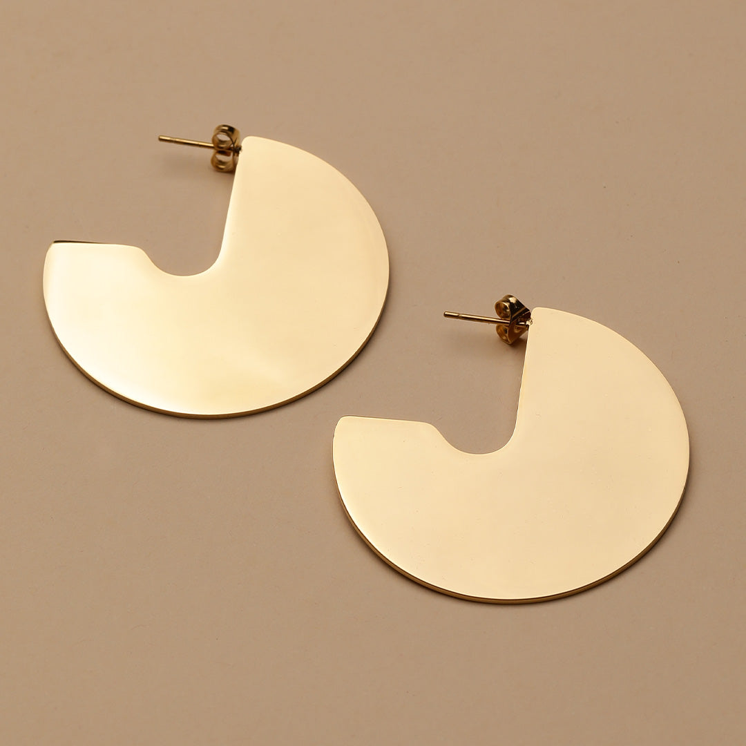 Radiant Flair  18K Gold Plated Earrings