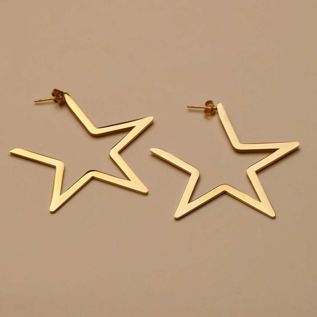 Starry Night  18K Gold Plated Earrings