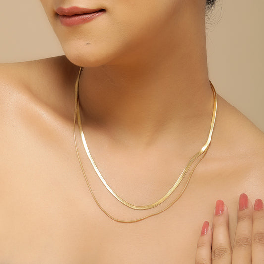 Classic Essence 18K Gold Plated Necklace