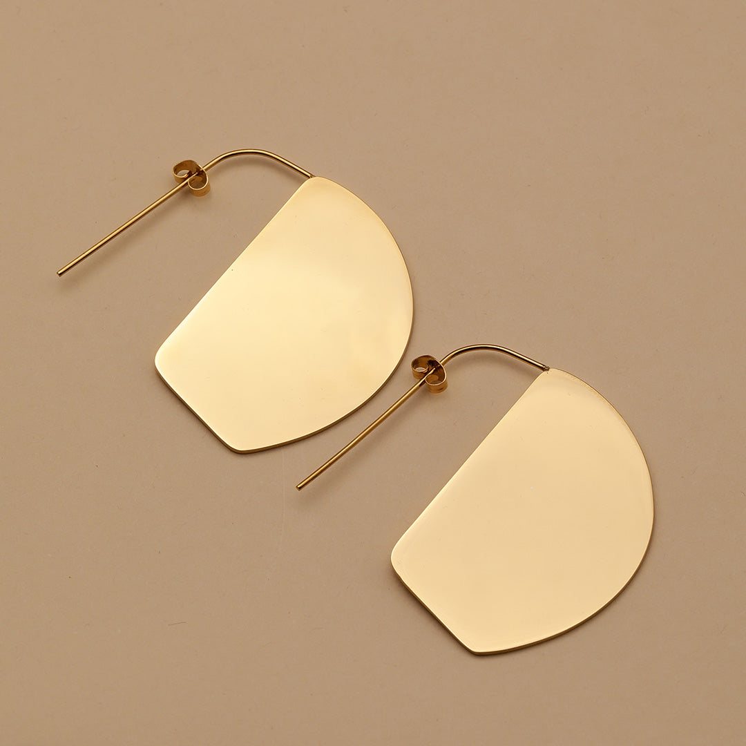 Artsy Charm  18K Gold Plated Earrings