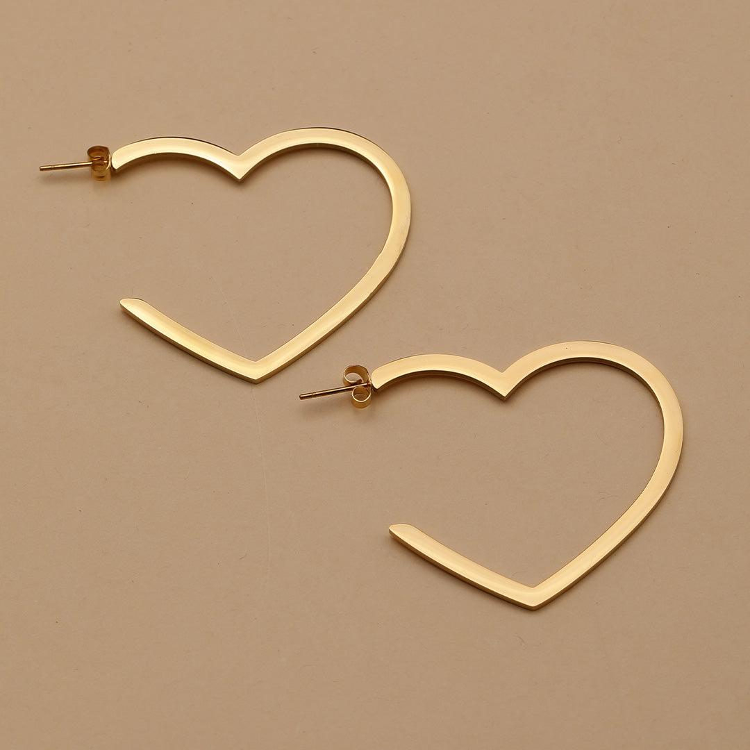 Cupid's Love  18K Gold Plated Earrings